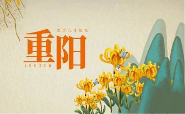 重阳节好活动总结优质6篇
